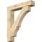 Ekena Millwork Balboa Block Rough Sawn Bracket w/ Offset Brace, Douglas Fir, 8"W x 42"D x 48"H BKT0806X42X48BOA05RDF - alternate 1